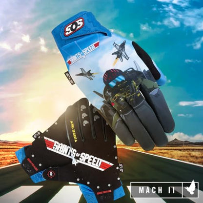 Mach II Dirt Bike Gloves (Large)