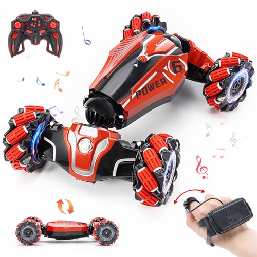 Gesture Sensing RC Stunt car (Deep Red)
