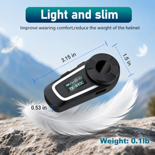 Helmet Bluetooth Headset (TK-X4SC Double Pack)