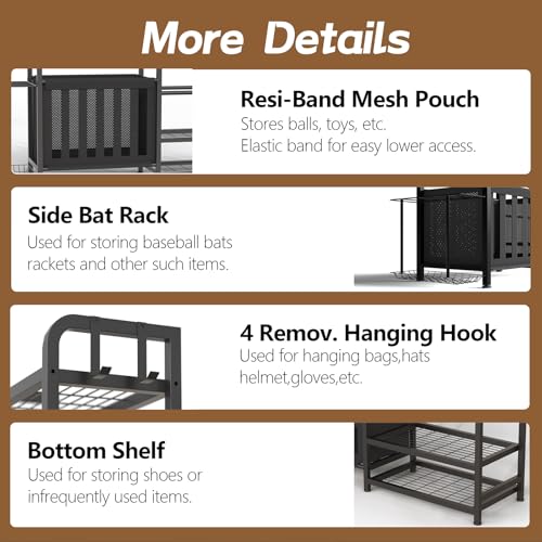 Sports Equipment Organizer (Pro(Large))