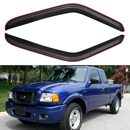 in Channel Window Visors Rain Guards for 1993 (1993-2011 Ford Ranger)