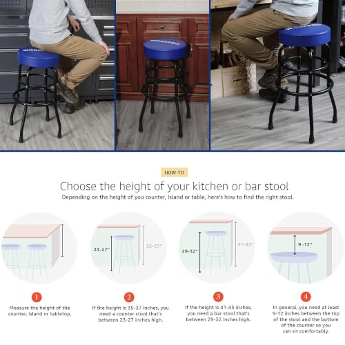 Heavy Duty Garage Shop Stool