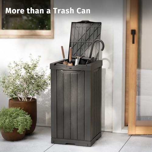 31 Gallon Outdoor Trash Can (31 Gallon)