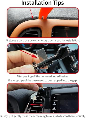 Car Phone Holder for Honda HRV HR (fit for 2016-2022 Honda HRV)