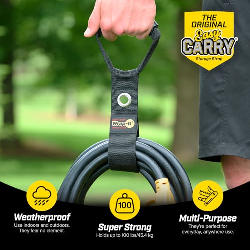 Easy Carry Wrap (17" (2 Pack) with Grommet / Black)