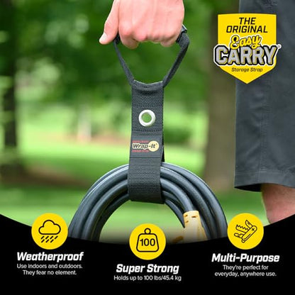 Easy Carry Wrap (17" (2 Pack) with Grommet / Black)
