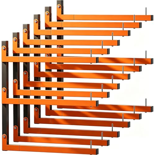 Lumber Rack Wall Mount (A– 6 Pack, 9 Level)