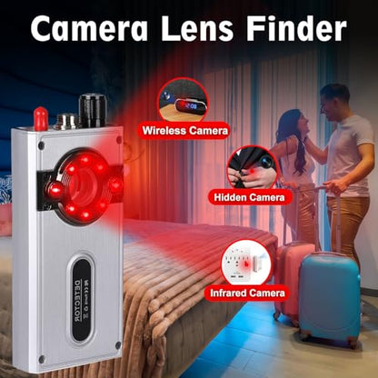 Hidden Camera Detector & Bug Detector (Silver)