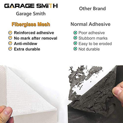 GWP02S Garage Wall Protector Car Door Protectors (White)