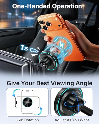 Magnetic Charger Phone Mount for Chevy Tahoe (Magnetic Wireless Charger / Tahoe 2021-2024 (10.2 inch screen))