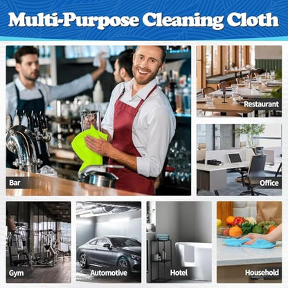 Microfiber Cleaning Cloth (24PK / Multi-colors)
