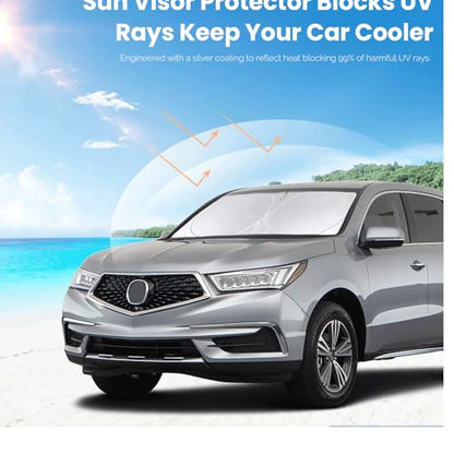 Windshield Sunshade for Acura MDX 2021 (for Acura MDX 21-26)