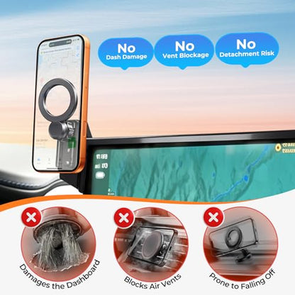Car Phone Holder for Toyota Tundra 2022 (Fit for 22-26 Tundra & 23-26 Sequoia, 14-Inch)