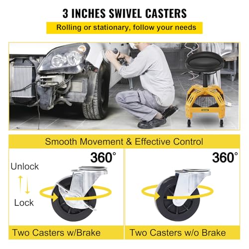 Rolling Garage Stool (Rolling Garage Stool)