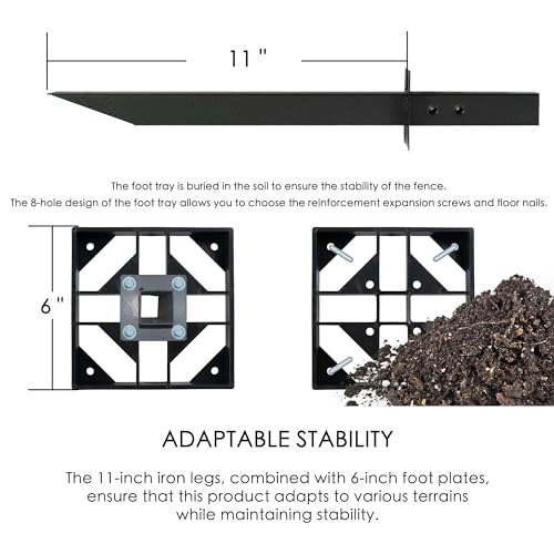 50" W x 48" H Outdoor Privacy Screen with Aluminum Posts (3 Panels/DarkGray)