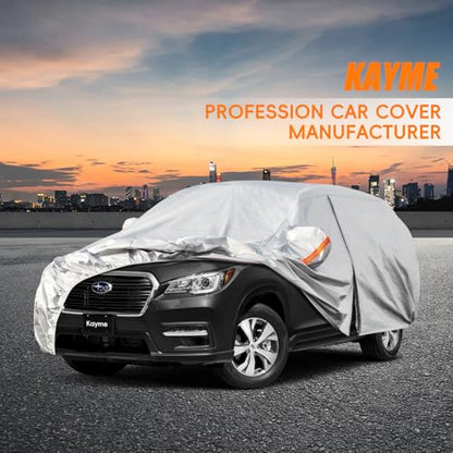 6 Layers Waterproof SUV Car Cover for Subaru Ascent 2018 (LM-Silver / 80. Custom Fit Subaru Ascent)