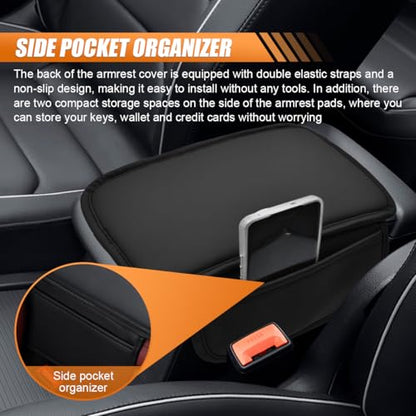 Car Center Console Cover (Black)
