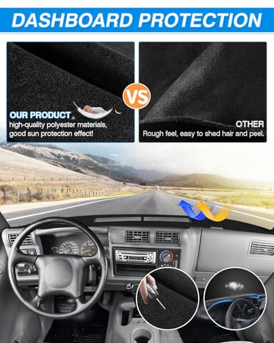 Dash Cover Fit for Chevrolet Chevy S10 Blazer (60*33(S10 Blazer/Sonoma 94-97))