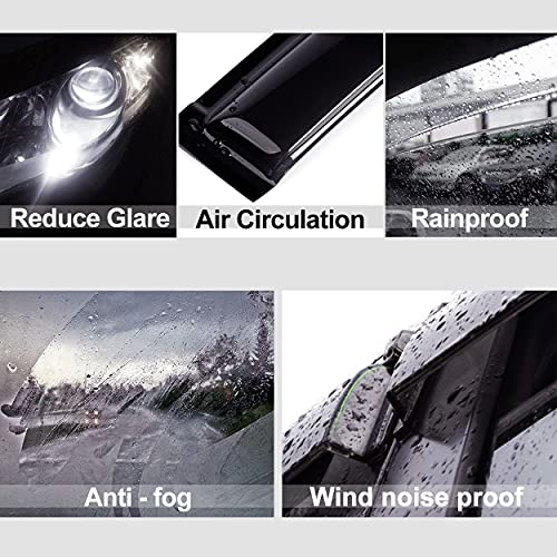 Window Visors Rain Guards for 2005 (2005-2012 Pathfinder)