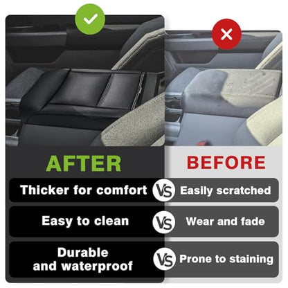 Armrest Cover for Ford F250 F350 2023 (4) 23+ |F250/F350/F450| Bucket Seat, Regular)