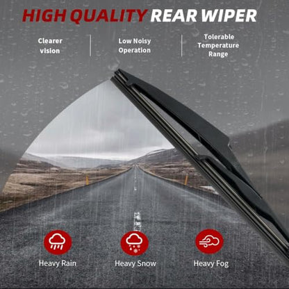 Windshield Wiper Blades Replacement for Jeep Compass 2018 (24"+18"+10")