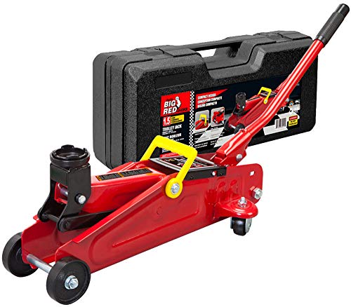 T820014S Torin Hydraulic Trolley Service (Red / Standard With Case / 1.5 Ton)