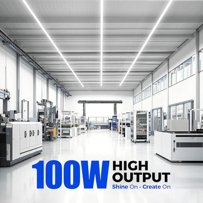 T8 LED Shop Lights 8FT (5000K / 8ft-12 Packs-100w)