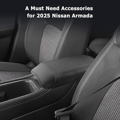 2025 2026 Kicks Center Console Cover Compatible with 2025 2026 Nissan Kicks Accessories 2025 2026 Kicks S (2025 2026 Kicks Thin Black)