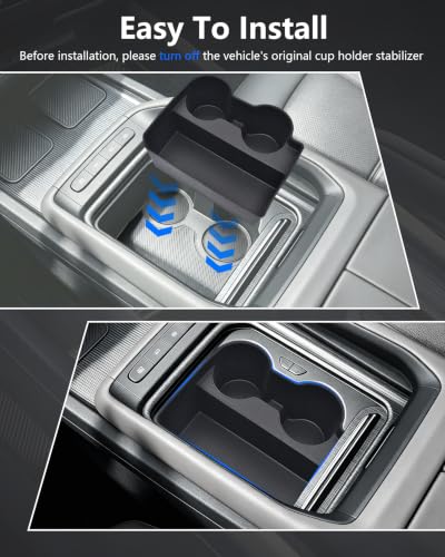 Cup Holder Insert for 2027 Kia Telluride Prestige Accessories (For kia telluride 2027 Premium)