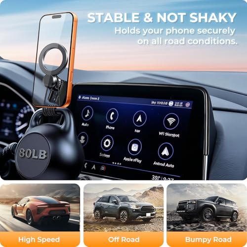 Car Phone Holder for Cadillac CT5 2024 2023 2022 2021 2020 (Fit for 2020-2024 CT5, 10-Inch)