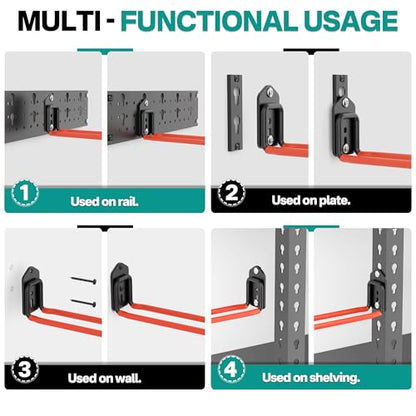 Garage Tool Storage Organizer (8Hooks)
