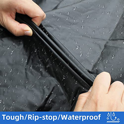 RV Tire Covers Set of 4 (RV Tire Covers(Black) / Fits 24-26IN)