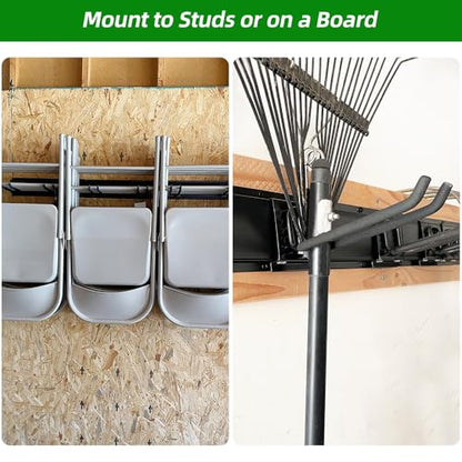 Garage Wall Organizer (48 inch 6-Hook)