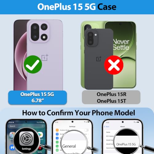 for OnePlus 15 5G Case (OnePlus 15 5G（6.78"） / Blue)