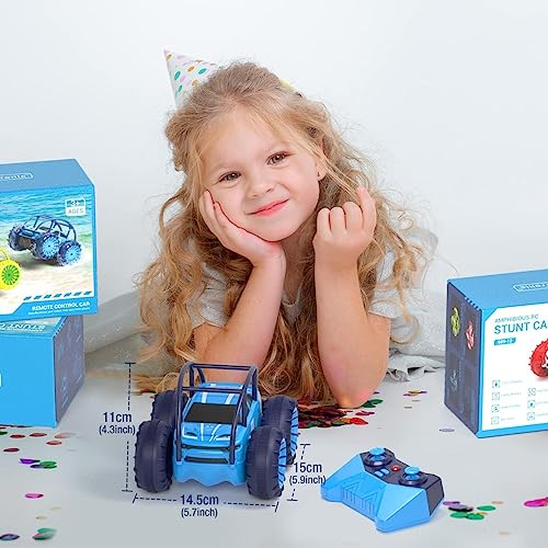 Amphibious Remote Control Car (Blue)