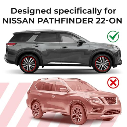 Window Deflectors Smoke Tinted in (For Pathfinder 22-26)