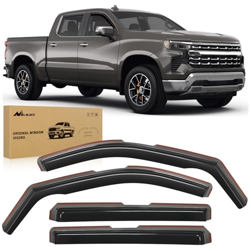 Rain Guards for Silverado 2500HD 2020 (Silverado 2500HD/3500HD 2020-2026 Crew Cab)