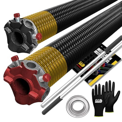 Garage Door Torsion Springs 250x2x30 Includes 1” Steel Bearing (250x2x30 / Pair)