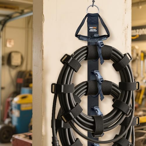 Extension Cord Organizer Adjustable 2 PCS with 5 Slots (Cable Straps-A04)