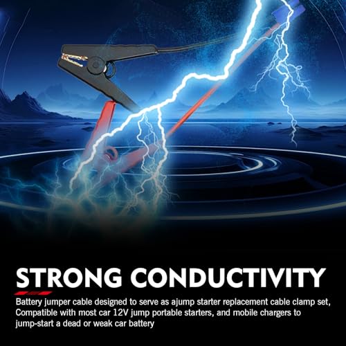 EC5 Car Jump Starter Cable with Battery Clamps