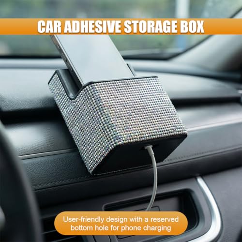 Bling Car Dashboard Storage Box (Colorful)
