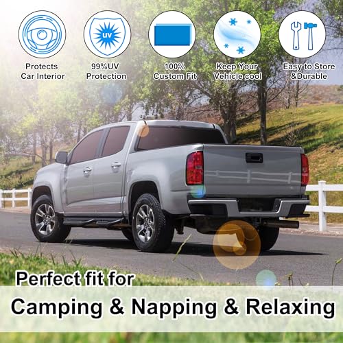 Window Shades for Chevrolet Colorado Pickup Truck 2015