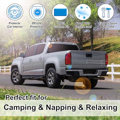 Window Shades for Chevrolet Colorado Pickup Truck 2015