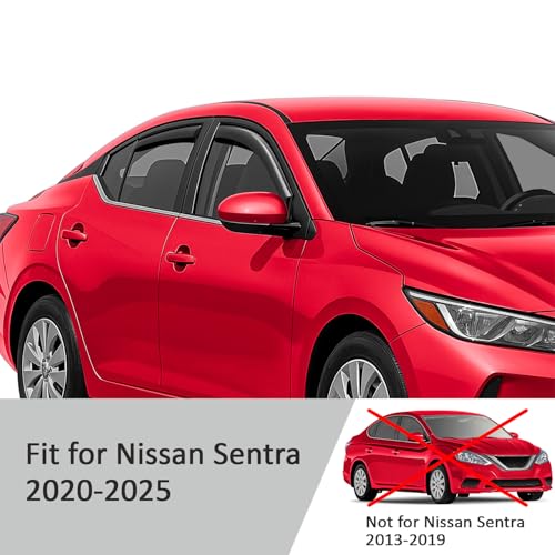 in Channel Extra Durable Rain Guards for Nissan Sentra 2020 (For Sentra 20-25)