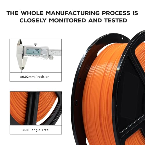 PLA Filament 1.75mm (Orange)
