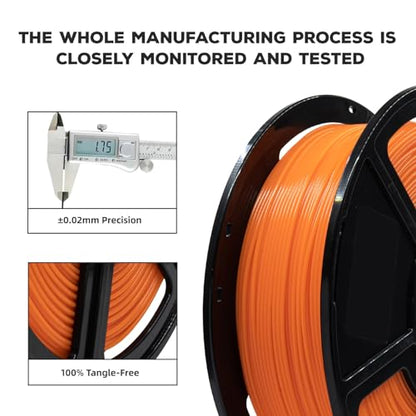 PLA Filament 1.75mm (Orange)