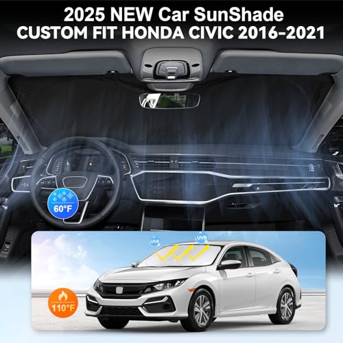 Windshield Sunshade for 2016 (Fit Civic 2016-2021)