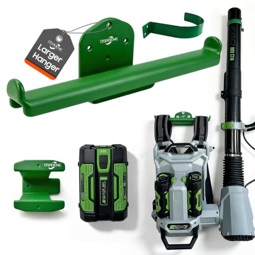 Backpack Blower Rack with Tube Hook (Green 1 Pack)