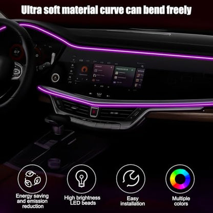 9.84FT EL Wire Interior Car LED Strip Lights