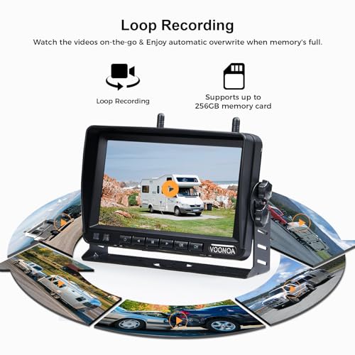 Wireless Magnetic Backup Camera (1CAM / Black)